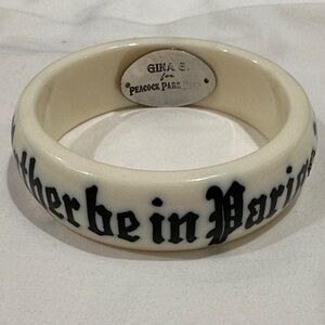 Gina G. for Peacock Park Design Resin Bangle